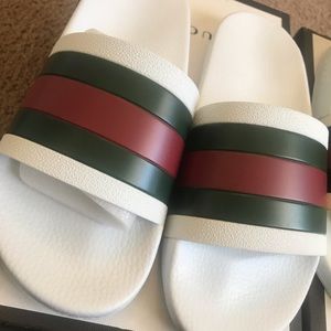 White Flip Flops